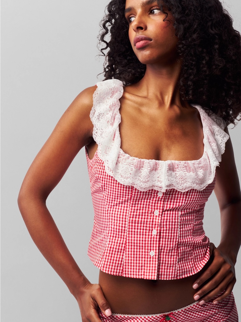 Guizio Paloma Lace Top